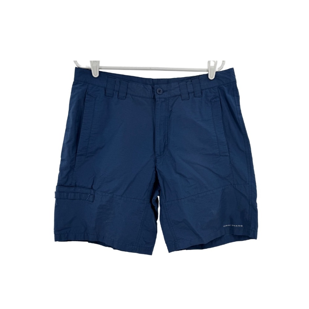 Columbia Blue PFG Omni shade Shorts men’s 36 blue outdoor fishing hiking active